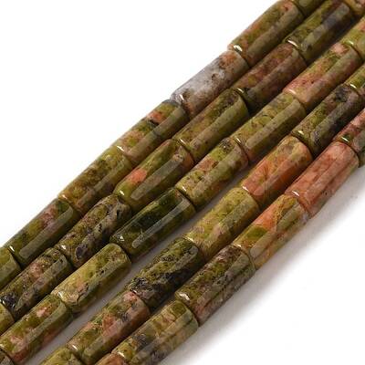 Natural Unakite Beads Strands