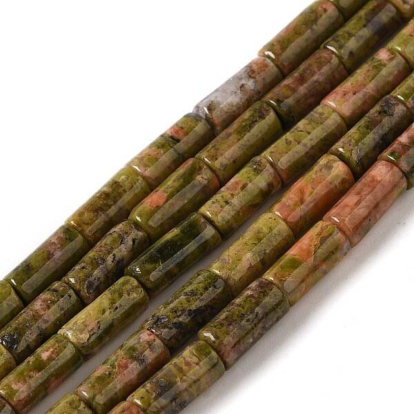 Natural Unakite Beads Strands