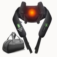 Upgraded Cordless Neck and Shoulder Massager with 6D Deep Tissue Kneading & Infrared Heat – Wireless Back Buckle Design –...
