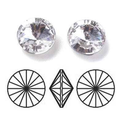 K9 Glass Pointed Back Rhinestone