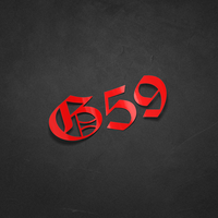 G 59 Decal 5 inches long - GrayDay Sticker waterproof car sticker