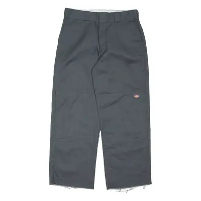 DICKIES Chino Mens Trousers Grey Relaxed Straight W30 L28
