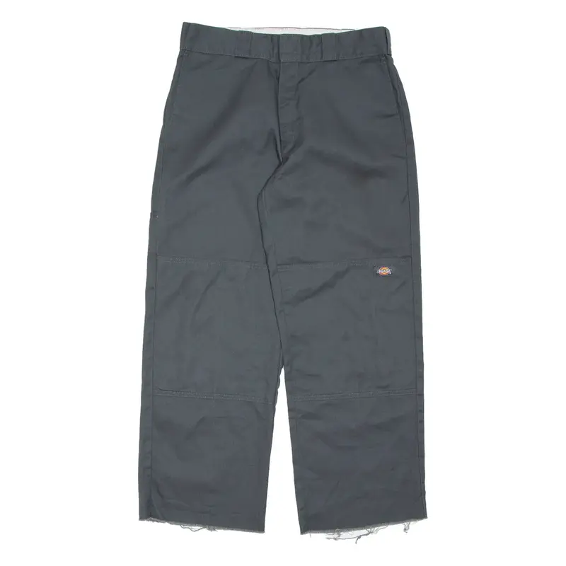 DICKIES Chino Mens Trousers Grey Relaxed Straight W30 L28