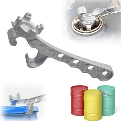 2024 Multifunction Aluminum Bung Wrench, 5 Gallon Pail Opener, Metal Bucket Opener, Lid Remover Opener Tool, Fits 2\