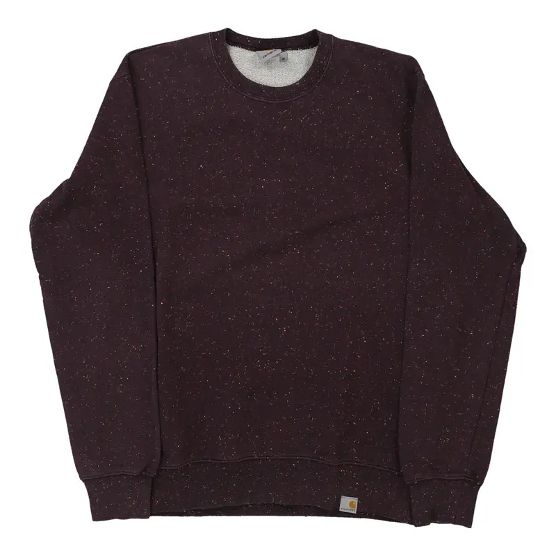 Carhartt Sweatshirt - Medium Purple Cotton Blend