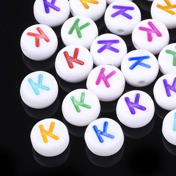 Initial Acrylic Beads