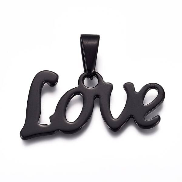 2Pcs 304 Stainless Steel Pendants