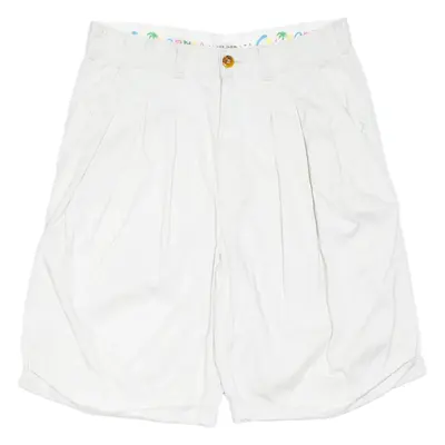 CALIFORNIA SUMMERTIME Womens Chino Shorts Beige Relaxed M W30