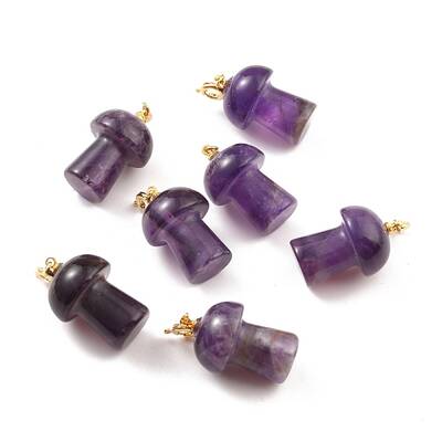 Natural Amethyst Pendants