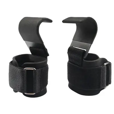 Weight Lifting Hooks, 2/4 Counts Heavy Duty Lifting Wrist Straps, Pull Ups Deadlift Straps, Weight Lifting Grips for Home Gym