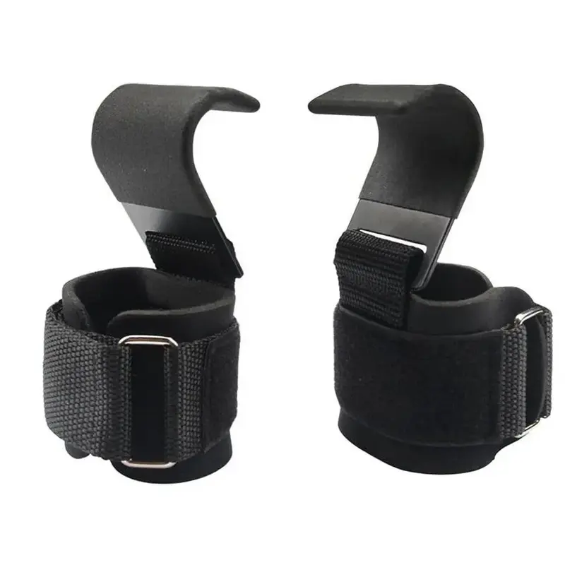 Weight Lifting Hooks, 2/4 Counts Heavy Duty Lifting Wrist Straps, Pull Ups Deadlift Straps, Weight Lifting Grips for Home Gym