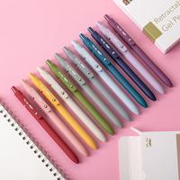 Mr. Pen Retractable Gel Pens - 12 or 6 Pack, Morandi, Gradient, or Vintage Barrels - Fine Point 0.5mm Black Ink with Fidget B...
