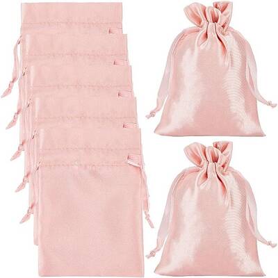 Satin Cloth Jewelry Pouches Bags