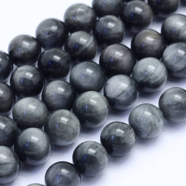 Natural Hawk's Eye Beads Strands
