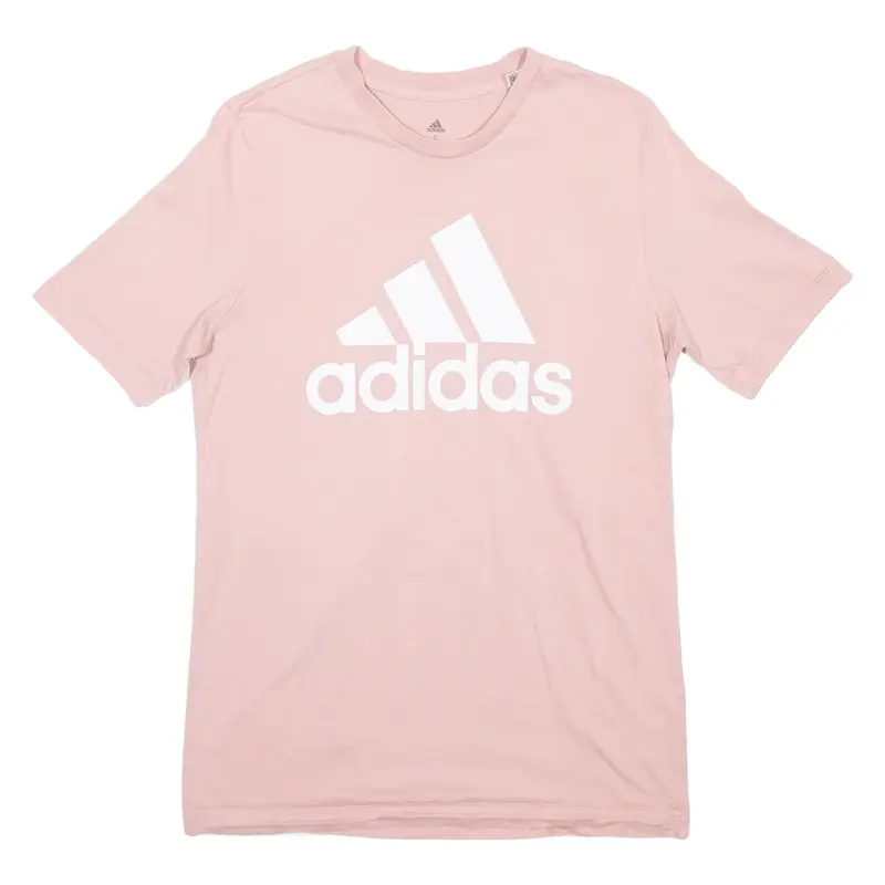 ADIDAS Mens T-Shirt Pink S