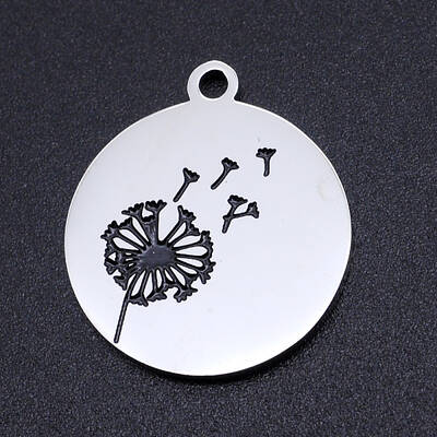 Non-Tarnish 201 Stainless Steel Etched Pendants