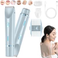 [Free/ship] 2-in-1 Dual Head Shaver Women for Private Area, Ipx7 Waterproof Electric Bikini Trimmer for Womens Razors for Sha...