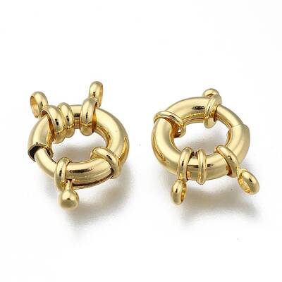 Rack Plating Brass Spring Clasps