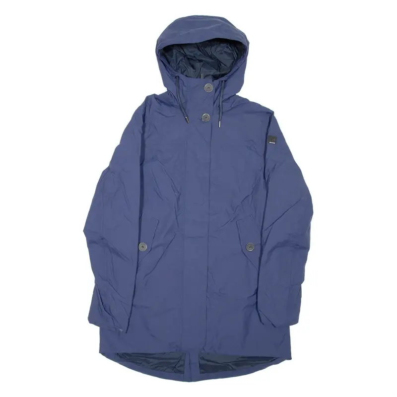 HELLY HANSEN Mens Rain Jacket Blue Hooded M