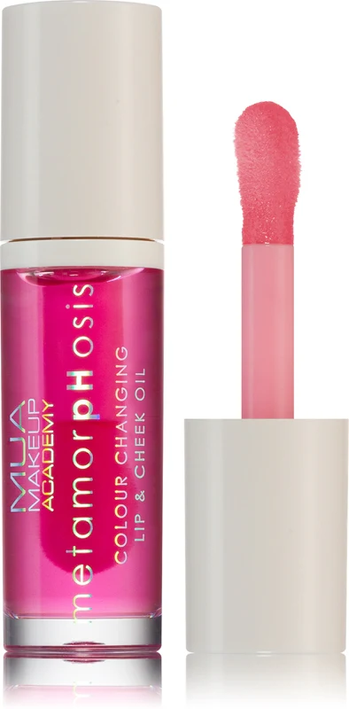 MUA Makeup Academy Metamorphosis gloss with Plump It Up Lip Oil for Lips and Cheeks (Mint) 7 ml