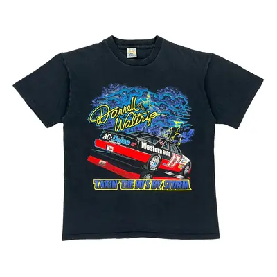 Cal Cru Nascar T-Shirt - Large Black Cotton