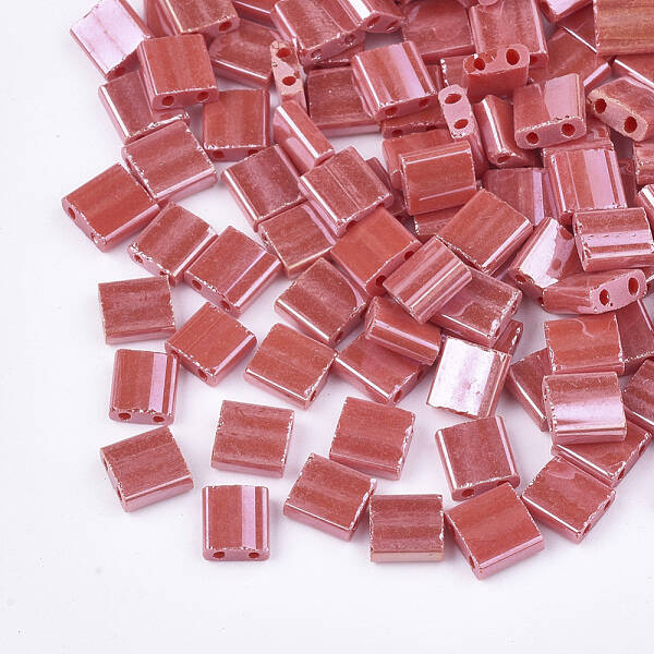 2-Hole Opaque Glass Seed Beads