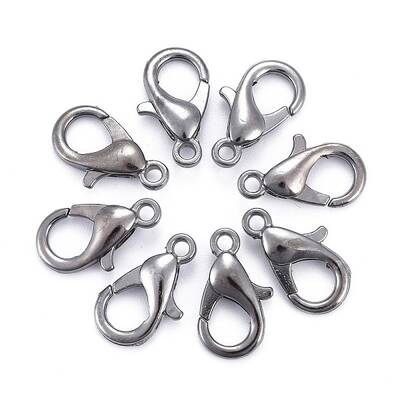 Zinc Alloy Lobster Claw Clasps
