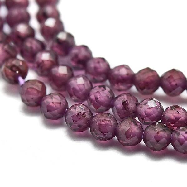Natural Garnet Beads Strands