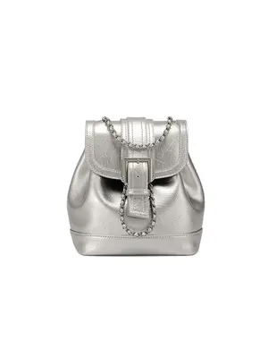 Smting leather backpack