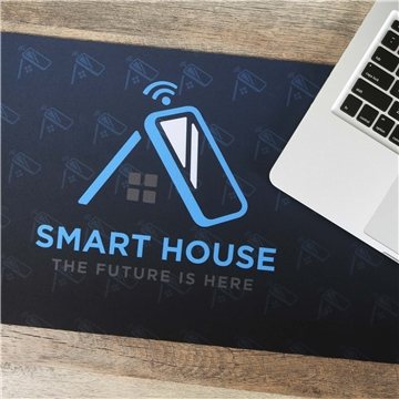 50 Promotional Recycled Desk Mat - Mouse-Friendly