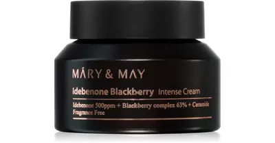 Mary & may Idebenone Blackberry Intensive Cream - 70.0 g
