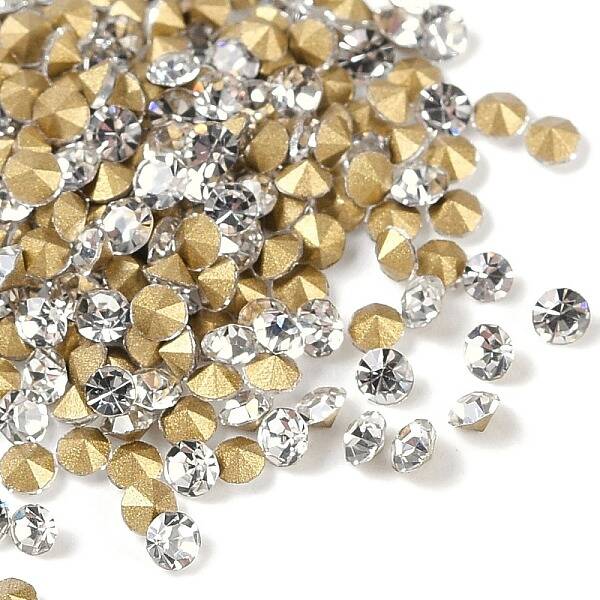 Glass Pointed Back Rhinestone