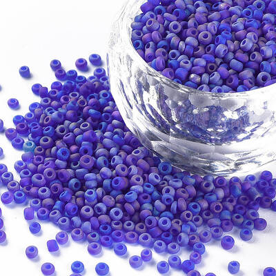 12/0 Grade A Round Glass Seed Beads