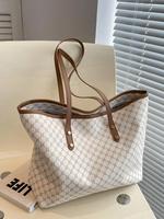 Fashionable Large Capacity Shoulder Bag, Casual Versatile Tote Bag for Women, Trendy All-match Commuter Bag for Daily Used