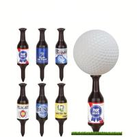 6/18pcs Creative Beer Bottle Golf Tee - Durable, The Perfect Gift for Men and Golfers, Ideal for Bachelorette Parties, The Pe...