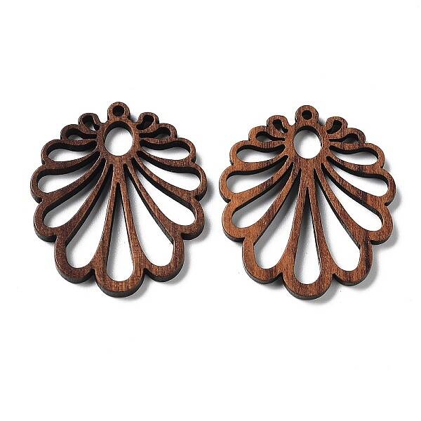 Walnut Wood Laser Cut Pendants
