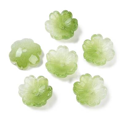Transparent Spray Paint Glass Beads