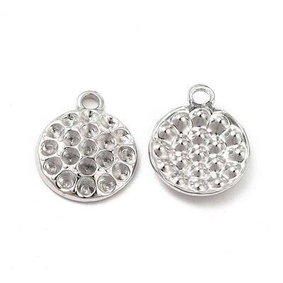 Non-Tarnish 304 Stainless Steel Pendants Rhinestone Settings