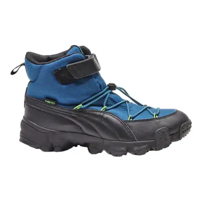 PUMA Lace-Up Boots Blue Synthetic Mens UK 5.5