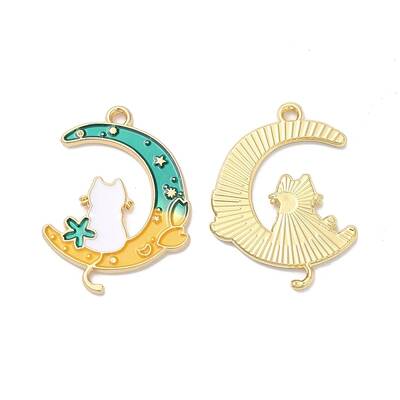 Alloy Enamel Pendants