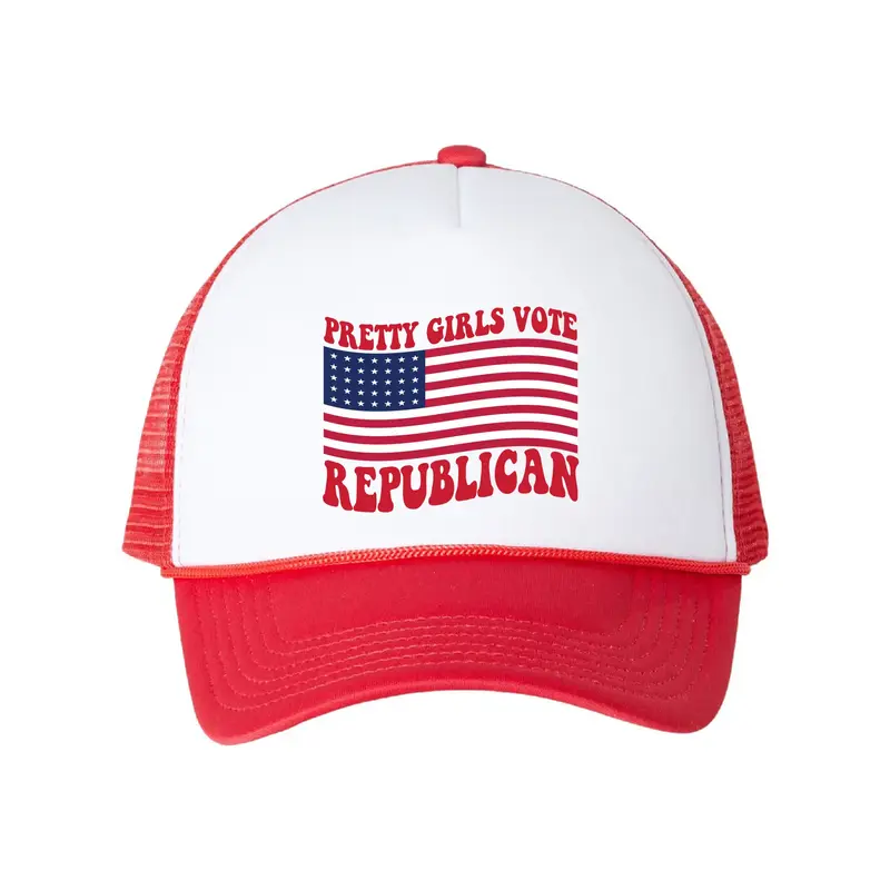 Pretty Girls Vote Republican Trucker Hat