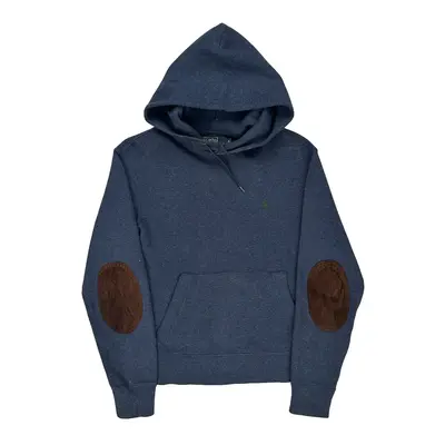 Polo By Ralph Lauren Hoodie - Small Blue Cotton