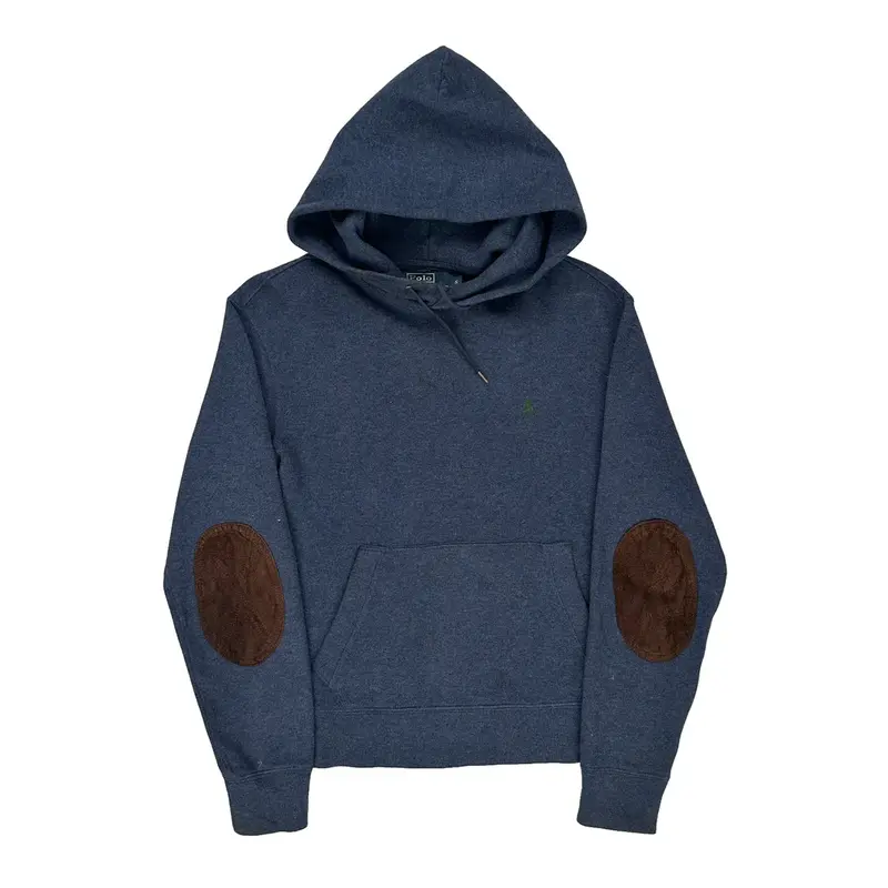 Polo By Ralph Lauren Hoodie - Small Blue Cotton