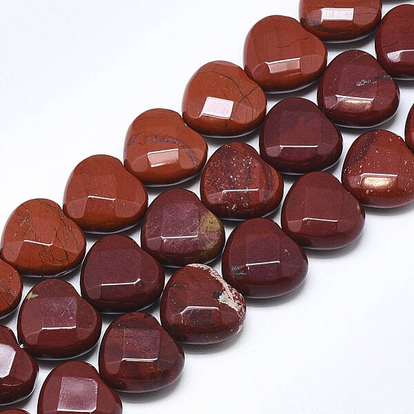 Natural Red Rainbow Jasper Beads Strands