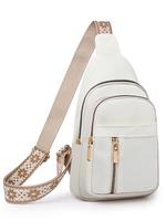Fashionable Zipper Chest Bag, Casual Versatile Adjustable Crossbody Bag for Women, Lightweight Phone Bag, Trendy All-match Sl...