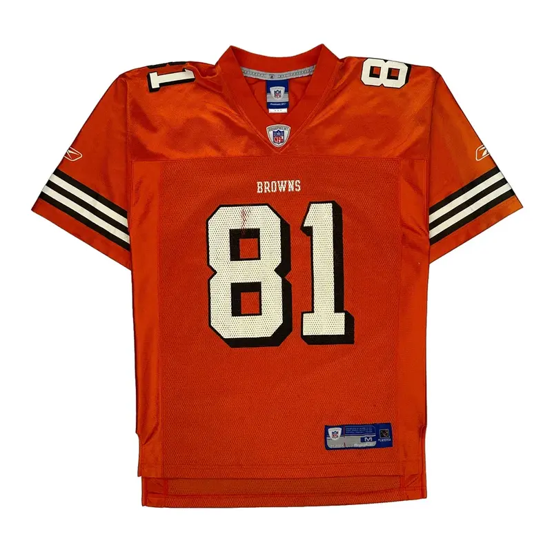 Cleveland Browns Reebok Nfl Jersey - Medium Orange Nylon