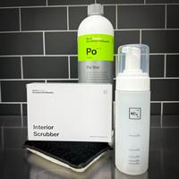 Koch Chemie Pol Star Bundle – Interior Cleaner, Foamer Bottle & Scrubber Pad, pH-Neutral, Deep Cleans Fabric, Leather & Alc...