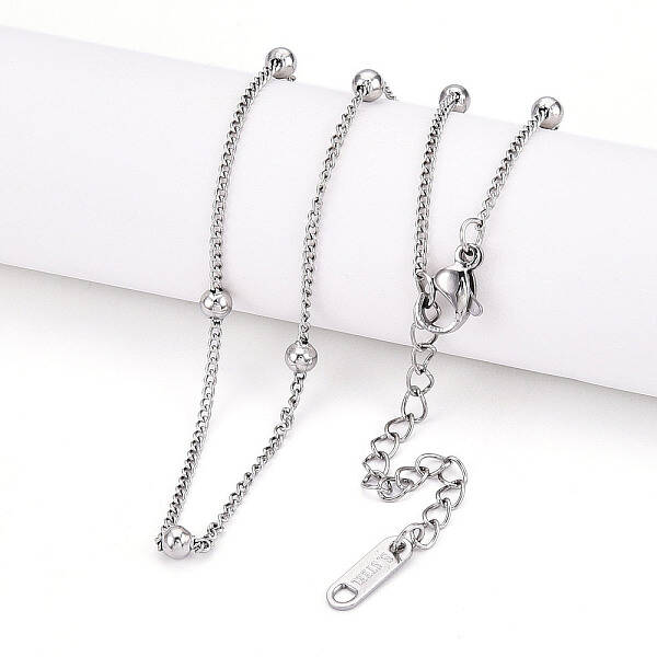 Non-Tarnish 304 Stainless Steel Satellite Chain Necklace for Men Women
