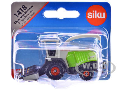 Claas 960 Jaguar Forage Harvester Green and Gray Diecast Model by Siku