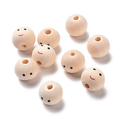 Printed Wood Beads